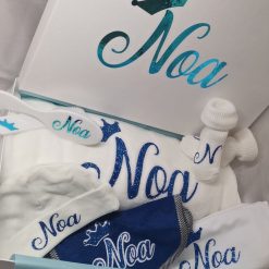 Coffret naissance personnalisé pour bébé garçon